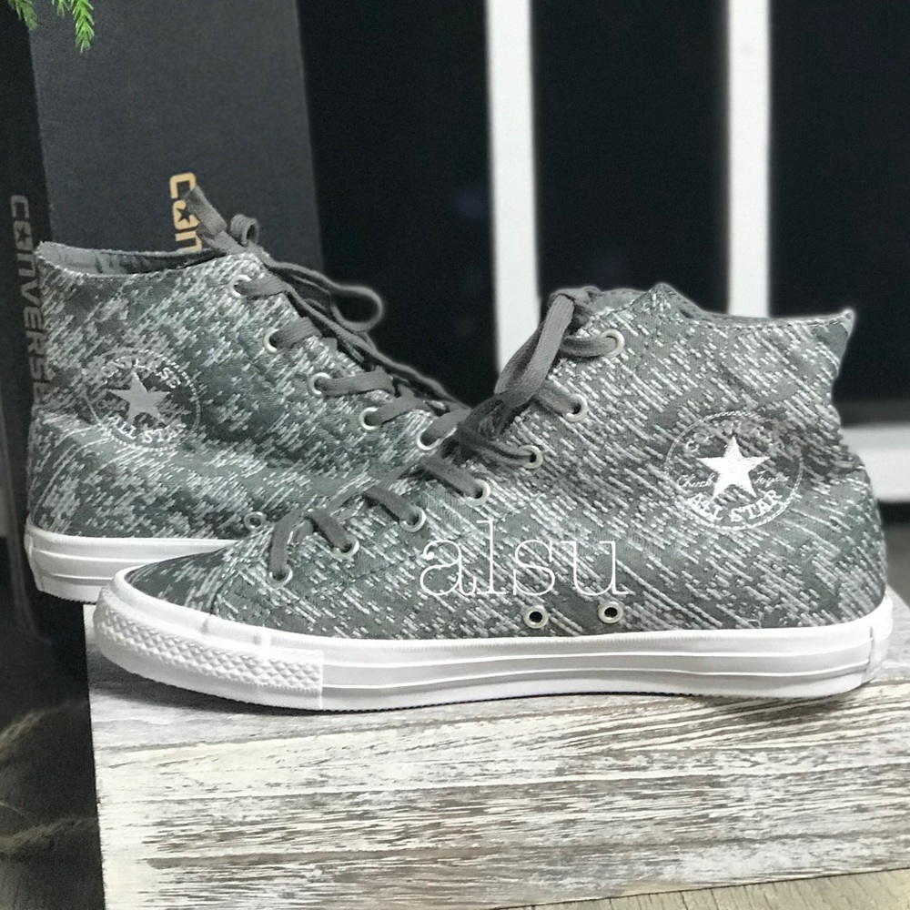 NWT Converse Gemma HI Charcoal W AUTHENTIC - Picture 4 of 6